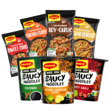 Maggi roerbaknoodles of saucy noodles